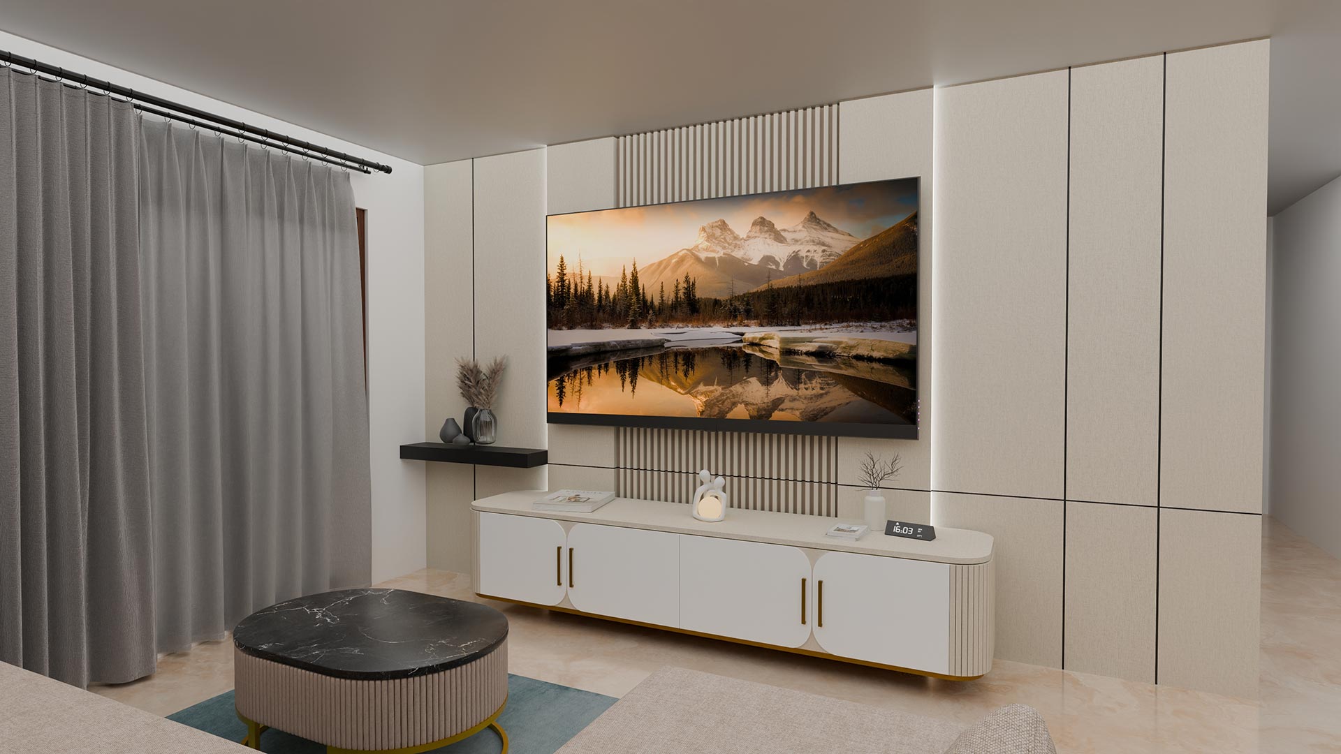 Brand display interior